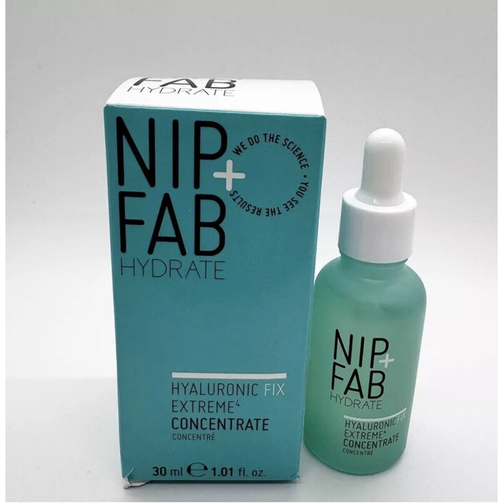 NEW IN BOX! Nip + Fab Hydrate Hyaluronic Fix Extreme Concentrate - 1.01 oz/30 ml